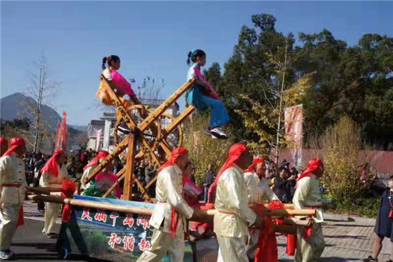 荡秋千  敲大锣   淳安瑶山农民庆丰收
