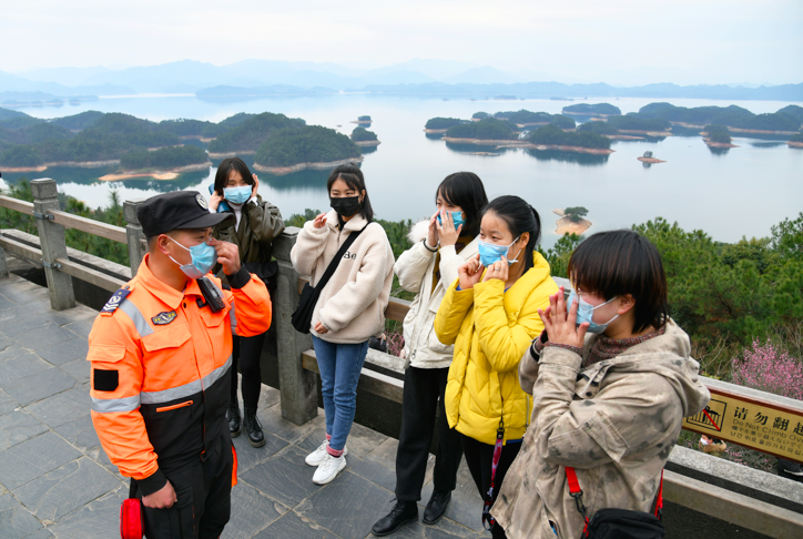浙江千岛湖景区正式恢复开放  百名“安全官”上岗阻击